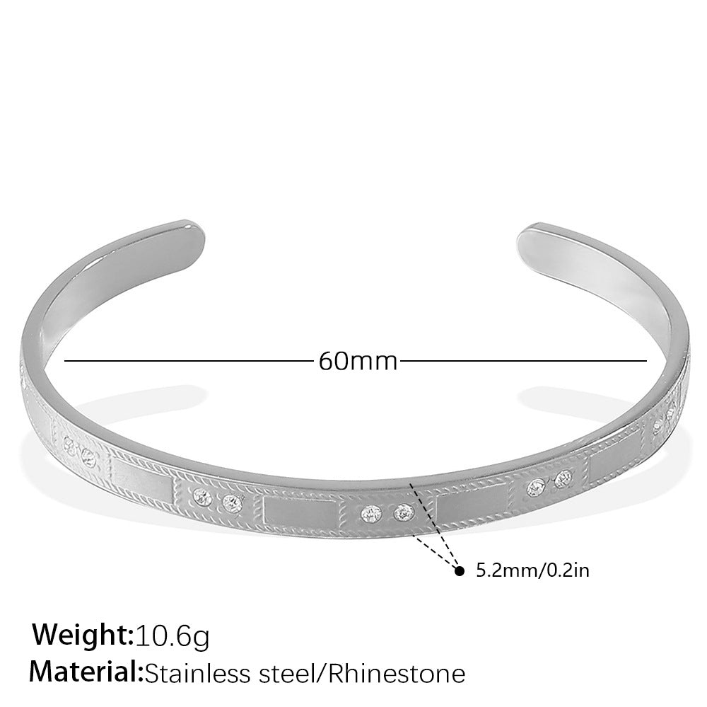 Buckle Cuff – Verstellbares Edelstahl-Armband | Beauty Visions