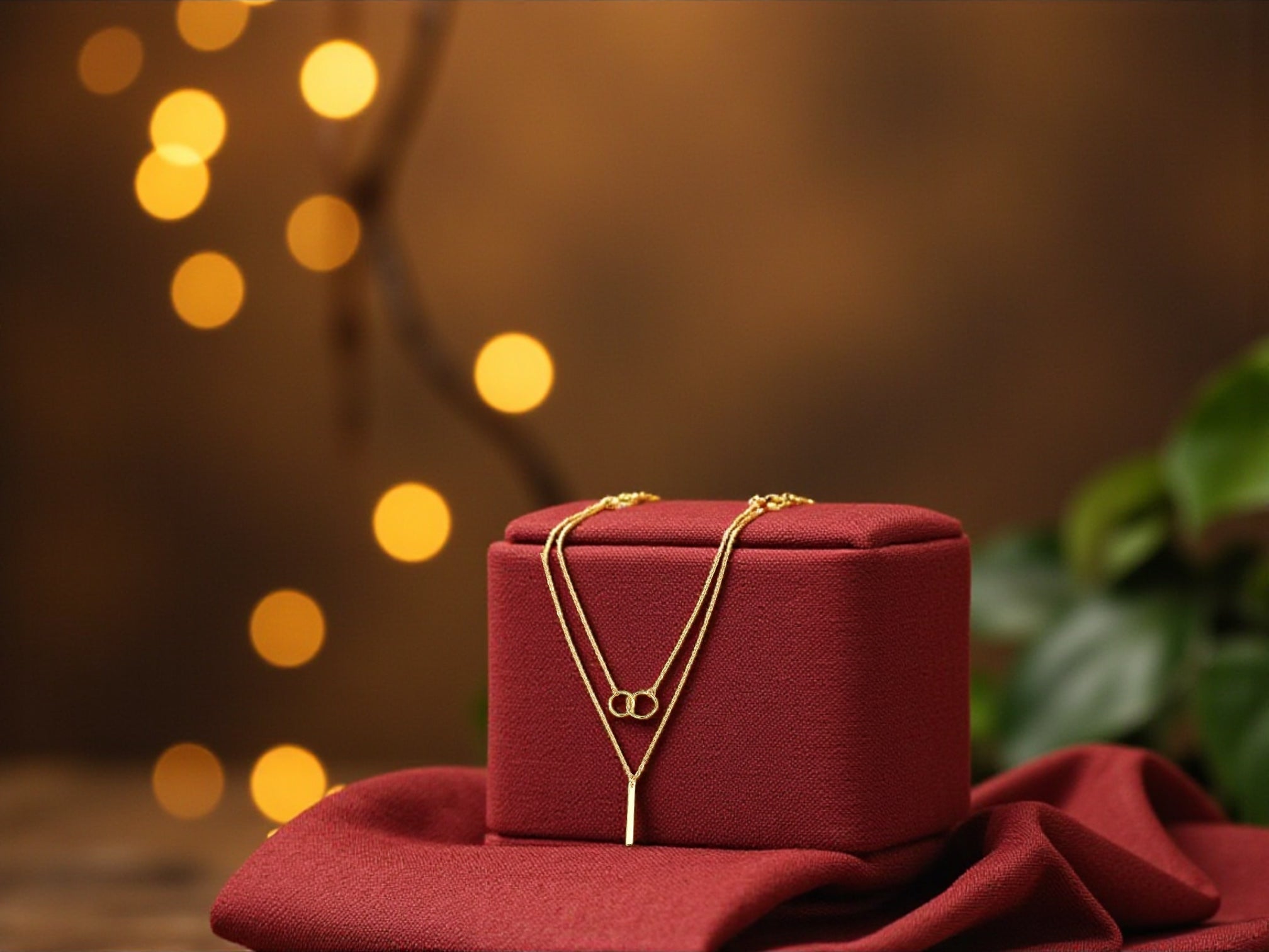 "Fashion Bar Rod Ring Necklace"-Kette Beauty Visions