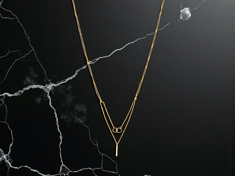 "Fashion Bar Rod Ring Necklace"-Kette Beauty Visions