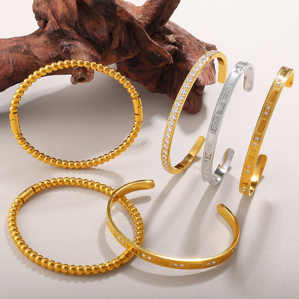 Buckle Cuff – Verstellbares Edelstahl-Armband | Beauty Visions