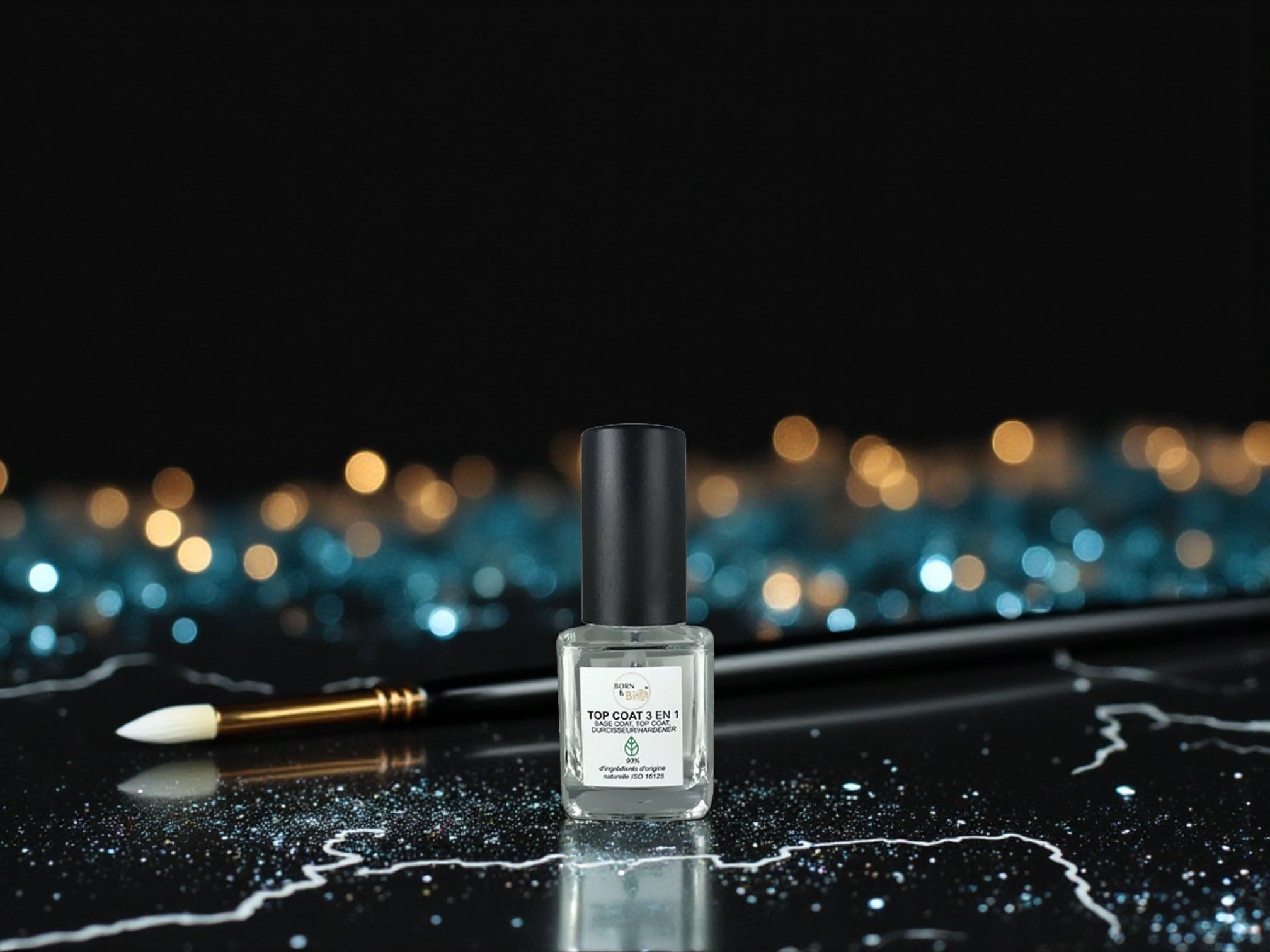 Top Coat 3in1 Natural – Basecoat, Überlack & Nagelhärter