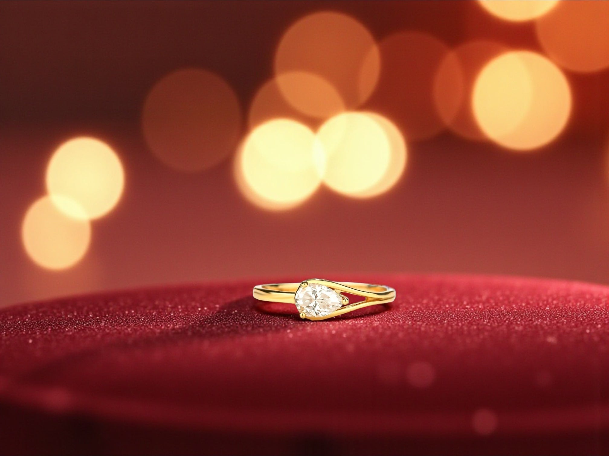 Zirkonia Retro Open Ring Frauen